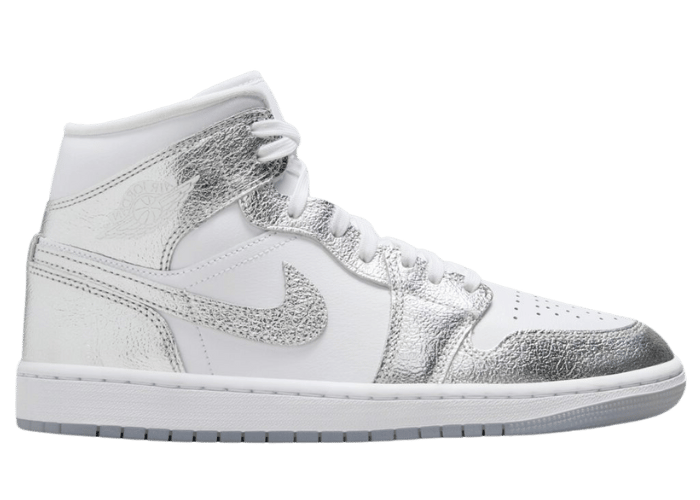 めいぷる Air Jordan 1 Mid SE Metallic Silver (W) - FN5031-100 Release